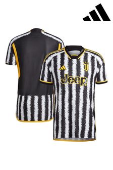 adidas White Juventus Home Authentic Shirt 2023-24 (N04199) | SGD 213