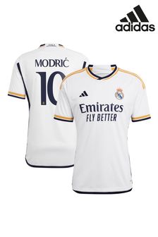 adidas White Real Madrid 2023-24 Home Shirt (N04273) | $237