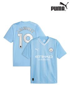 Puma Light Blue J.Alvarez - 19 Manchester City Home Replica 23/24 Football Shirt (N04301) | 42,080 Ft