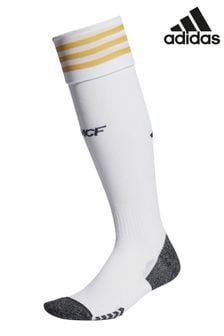adidas White Real Madrid Home Socks (N04356) | OMR10