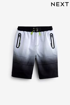 黑色╱白色 - 海灘泳褲 (3-16歲) (N04364) | NT$530 - NT$800
