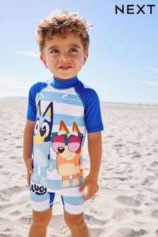 Bluey - Sonnenschutz-Badeanzug (3 Monate bis 8 Jahre) (N04685) | 20 € - 26 €