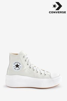 Converse Grey Chuck Taylor All Star Move High Top Trainers (N04762) | €106