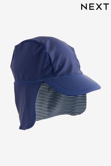 Bleumarin albastru - Pălărie de plajă model legionar (3 luni - 10 ani) (N04772) | 58 LEI - 74 LEI