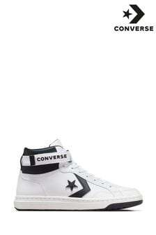 Converse White/Black Pro Blaze High Top Trainers (N04884) | OMR34