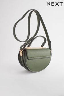 Green - Top Handle Saddle Bag (N04933) | DKK345