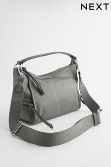 Grey Casual Side Zip Cross-Body Bag (N04936) | LEI 215