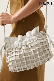 Bone Knot Detail Clutch Bag (N04938) | €36