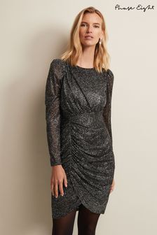 Phase Eight Cady Sparkle Mini Black Dress (N04979) | 91 €