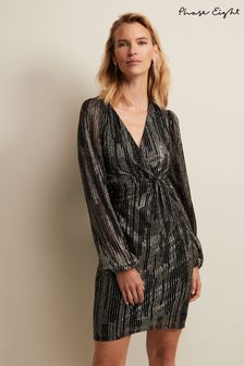 Phase Eight Black Laylin Sparkly Mini Dress (N04981) | €70