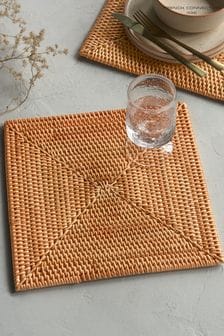 French Connection Natural Rattan Hand Woven Placemat (N05297) | €18.50