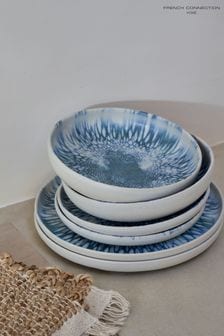French Connection 12 Piece Blue Westcott Reactive Dinner Set (N05309) | €150