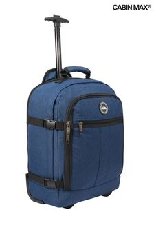 Blauschwarz - Cabin Max Metz Underseat Hybrid-Trolley und Rucksack, 20 Liter (N05323) | 70 €