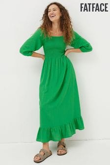 FatFace Green Adele Midi Dress (N05406) | €45