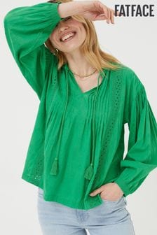 Зеленый - Кружевная блузка с Freya Fatface (N05421) | €31