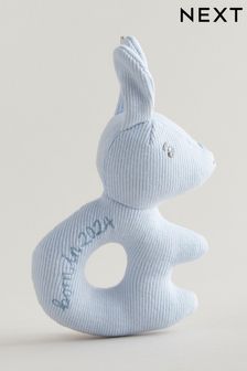 Born in 2024 Blue Bunny Baby Rattle (N05444) | 65 zł