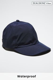 أزرق داكن - قبعة سالي بقبة عالية وقابلة للطي ومقاومة للماء من Sealskinz (N05569) | 16 ر.ع