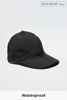أسود - قبعة سالي بقبة عالية وقابلة للطي ومقاومة للماء من Sealskinz (N05593) | 16 ر.ع