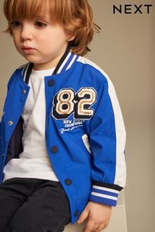 Синий кобальт - Куртка с университетской символикой (3 мес.-7 лет) (N05679) | €36 - €42