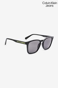 أسود - نظارة شمسية سوداء من Calvin Klein Jeans (N05698) | 560 د.إ