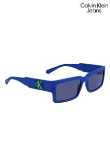 أزرق - نظارة شمسية زرقاء من Calvin Klein Jeans (N05709) | 612 ر.س
