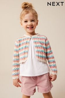 Rainbow Crochet Cardigan (3mths-10yrs) (N05848) | ￥2,780 - ￥3,300