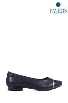 Pavers Blue Ballet Flats (N06101) | €46