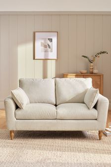 Tailored Chenille Oyster Natural Emory Compact 2 Seater 'Sofa In A Box' (N06371) | €520