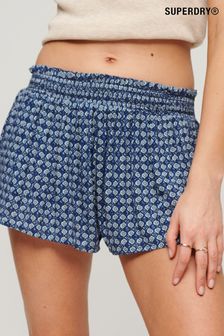 Modra - Superdry nabrane kratke hlače za na plažo (N06695) | €43