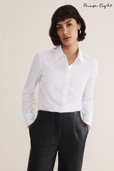 Phase Eight White The Fitted Shirt (N06723) | 371 QAR