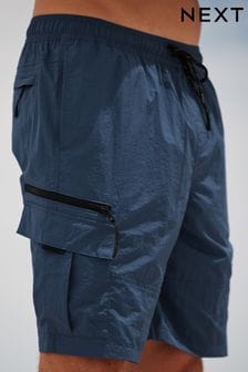 Azul marino - Shorts de baño cargo estilo utilitario (N06970) | 32 €