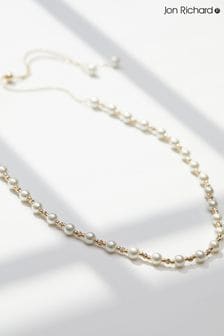 Jon Richard Gold Plated Baroque Pearl Necklace (N07116) | €39