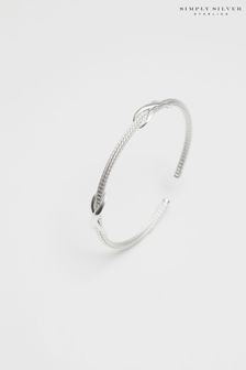 Simply Silver Silver Double Infinity Cuff Bracelet (N07129) | €114
