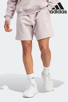 Violett - adidas Sportswear Seasonal Essentials Melierte Shorts (N07236) | 51 €