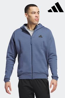 adidas Blue Sportswear Z.N.E. Premium Full-Zip Hoodie (N07261) | $127
