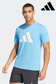 adidas Blue Train Essentials Feelready Logo Training T-Shirt (N07264) | €39