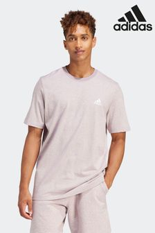Vijolična - Adidas majica s kratkimi rokavi iz mélange materiala Sportswear Seasonal Essentials (N07278) | €32