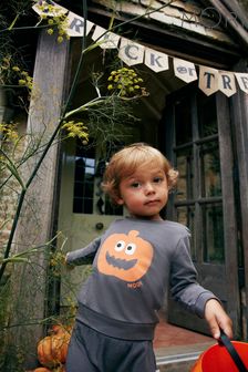 Newborn Boys Younger Girls Sweat Tops Graphic Pumpkin Next Ireland