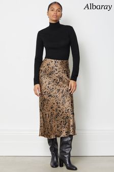 Albaray Animal Print Smudgy Skirt (N07494) | €48