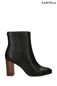 Carvela Pose Ankle Black Boots (N07564) | 937 د.إ