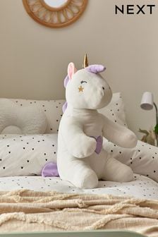 White Unicorn Extra Large Super Soft Squidge Toy Cushion (N07662) | €35