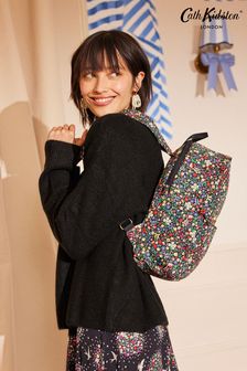 Cath Kidston Black Ditsy Floral Compact Backpack (N07803) | $132