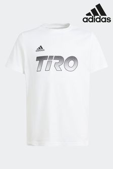 Alb - Tricou cu model grafic Adidas Sportswear House Of Tiro (N07841) | 119 LEI