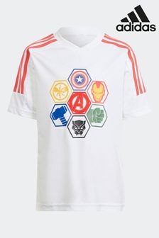 adidas White Sportswear X Marvel Avengers T-Shirt (N07858) | €36