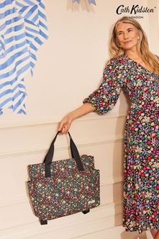 Cath Kidston Black Ditsy Floral Nappy Bag (N07898) | $316