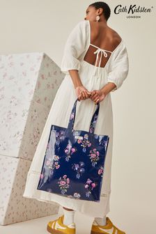 Ramos de flores azul marino - Cath Kidston Large Coated Bookbag (N07908) | 35 €