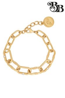Bibi Bijoux Gold Tone 'Courage' Chunky Chain Bracelet (N09093) | KRW53,400