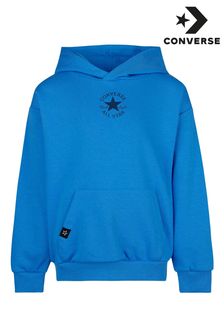 Bleu - Sweat à capuche Converse Sustainable Core Overhead (N09144) | €47