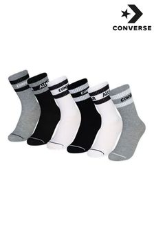 Converse Grey Crew Sock 6 Pack (N09148) | €21