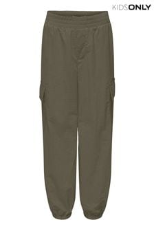 ONLY KIDS Parachute Cargo Green Trousers (N09177) | €32